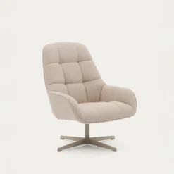 Kave Home Draaifauteuil Jaspe Beige