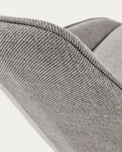 Kave Home Draaistoel Jenna Lichtgrijs