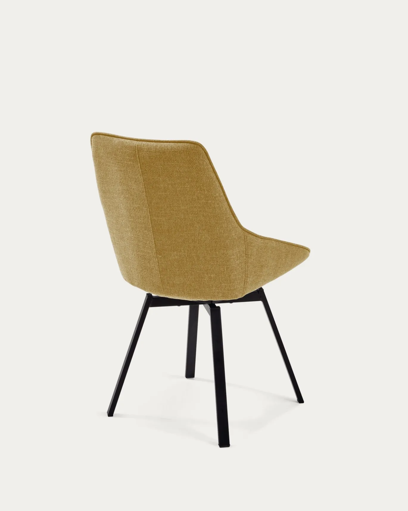 Kave Home Draaistoel Jenna Mosterd