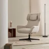 Kave Home Draaistoel Zalina Beige Chenille