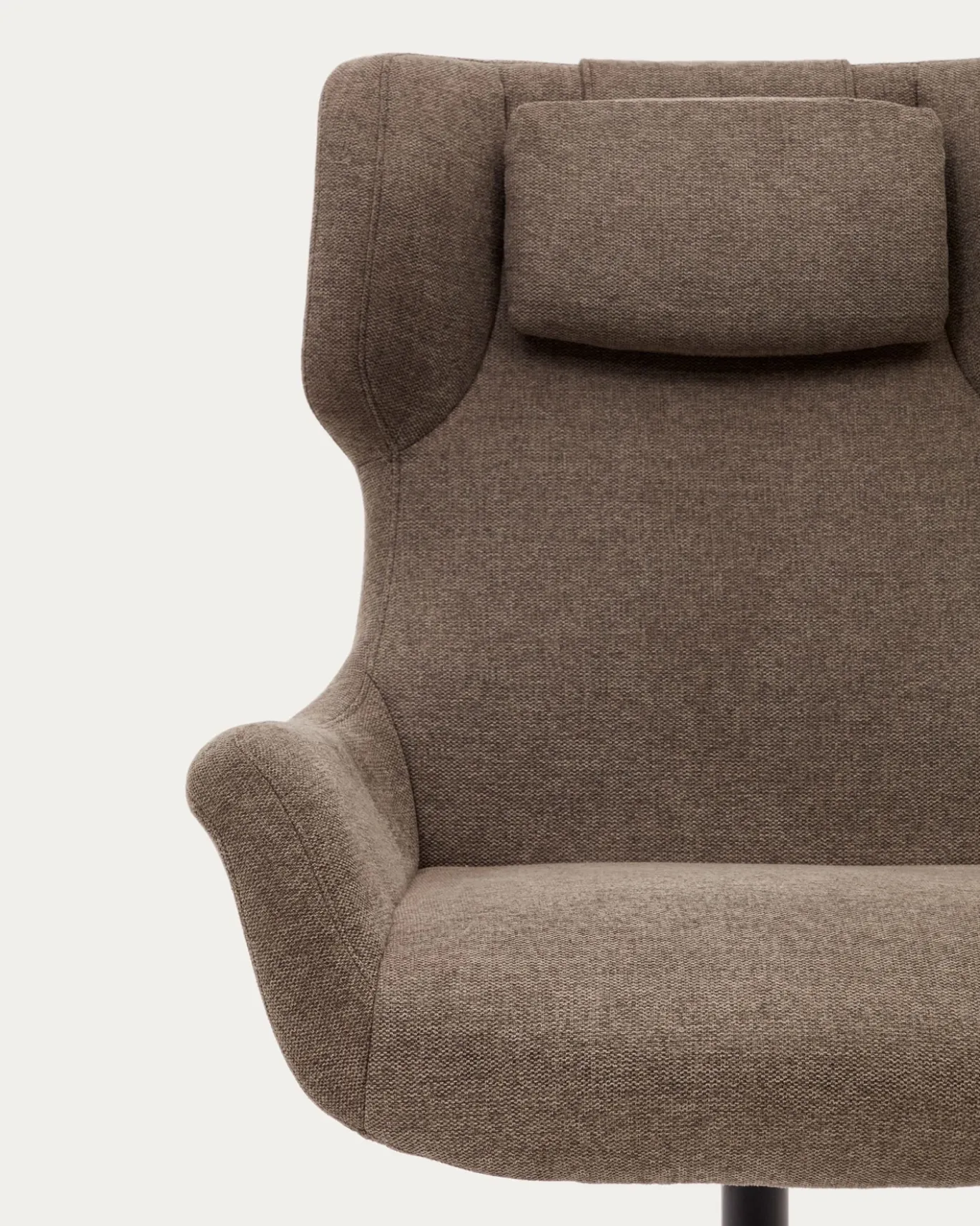 Kave Home Draaistoel Zalina Lichtbruin Chenille