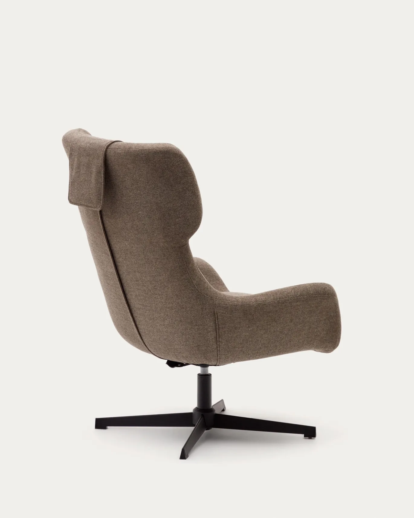 Kave Home Draaistoel Zalina Lichtbruin Chenille
