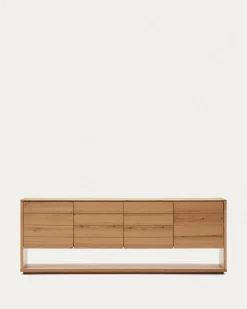 Kave Home Dressoir Alguema 4 Deuren Eikenfineer 200x74cm