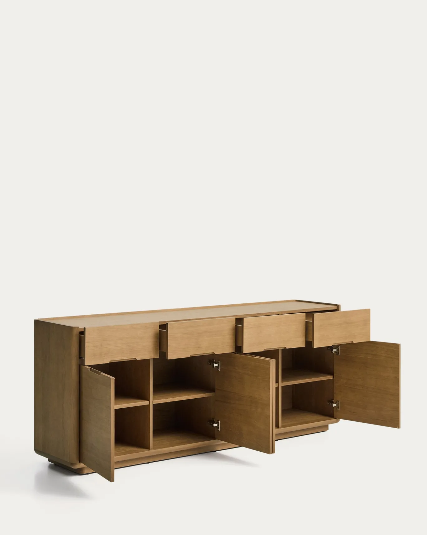 Kave Home Dressoir Arelida Eiken Lichtbruin 200cm