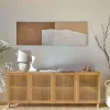 Kave Home Dressoir Beyla 4-deurs Eiken 180cm