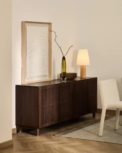 Kave Home Dressoir Beyla Essenfineer Walnoot 181x71,5cm