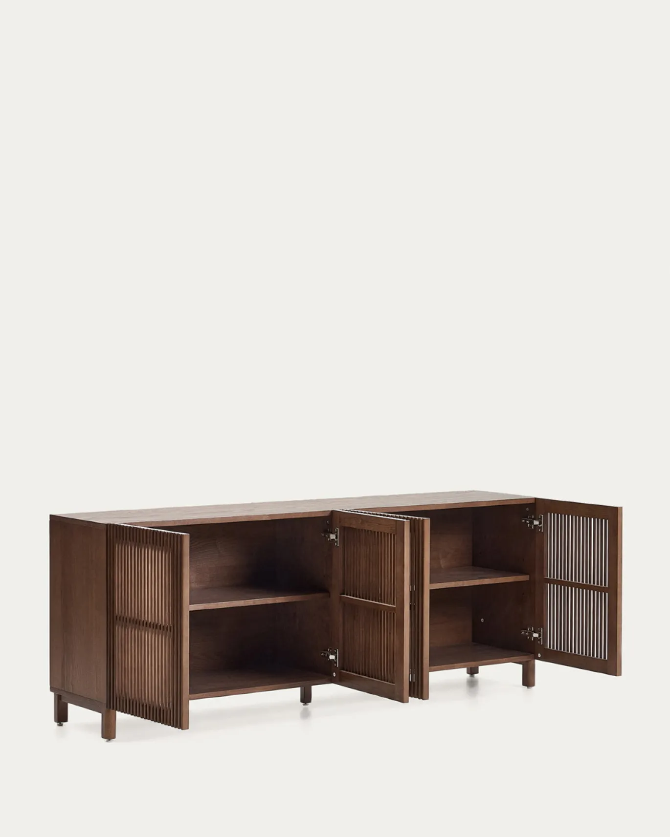 Kave Home Dressoir Beyla Essenfineer Walnoot 181x71,5cm