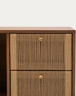 Kave Home Dressoir Elan Notenfineer 180x73cm