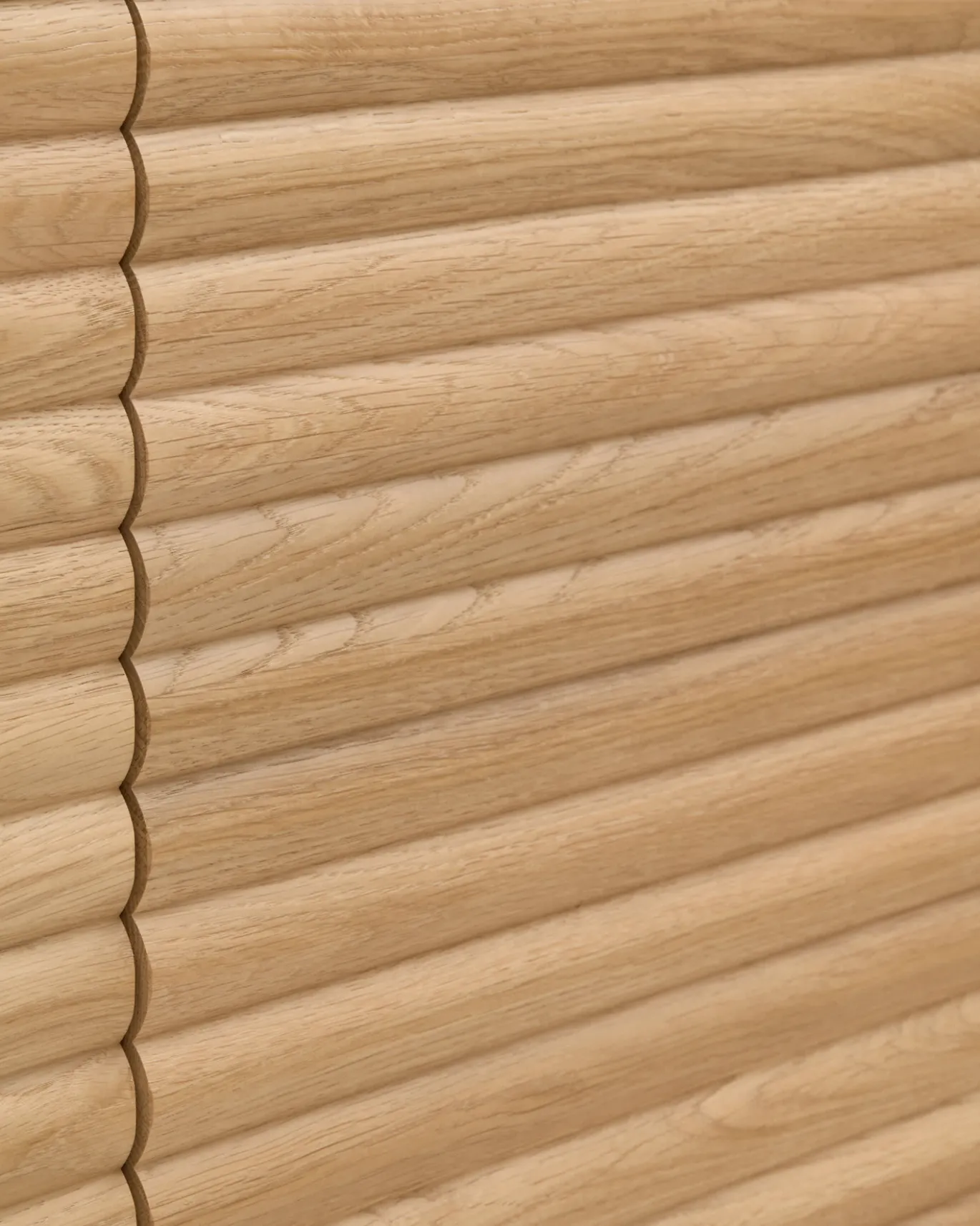 Kave Home Dressoir Lenon Massief Hout Naturel Eikenfineer 105x144cm