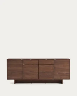 Kave Home Dressoir Norlen 4 Deuren en 2 Laden Walnootfineer 194,5x78cm