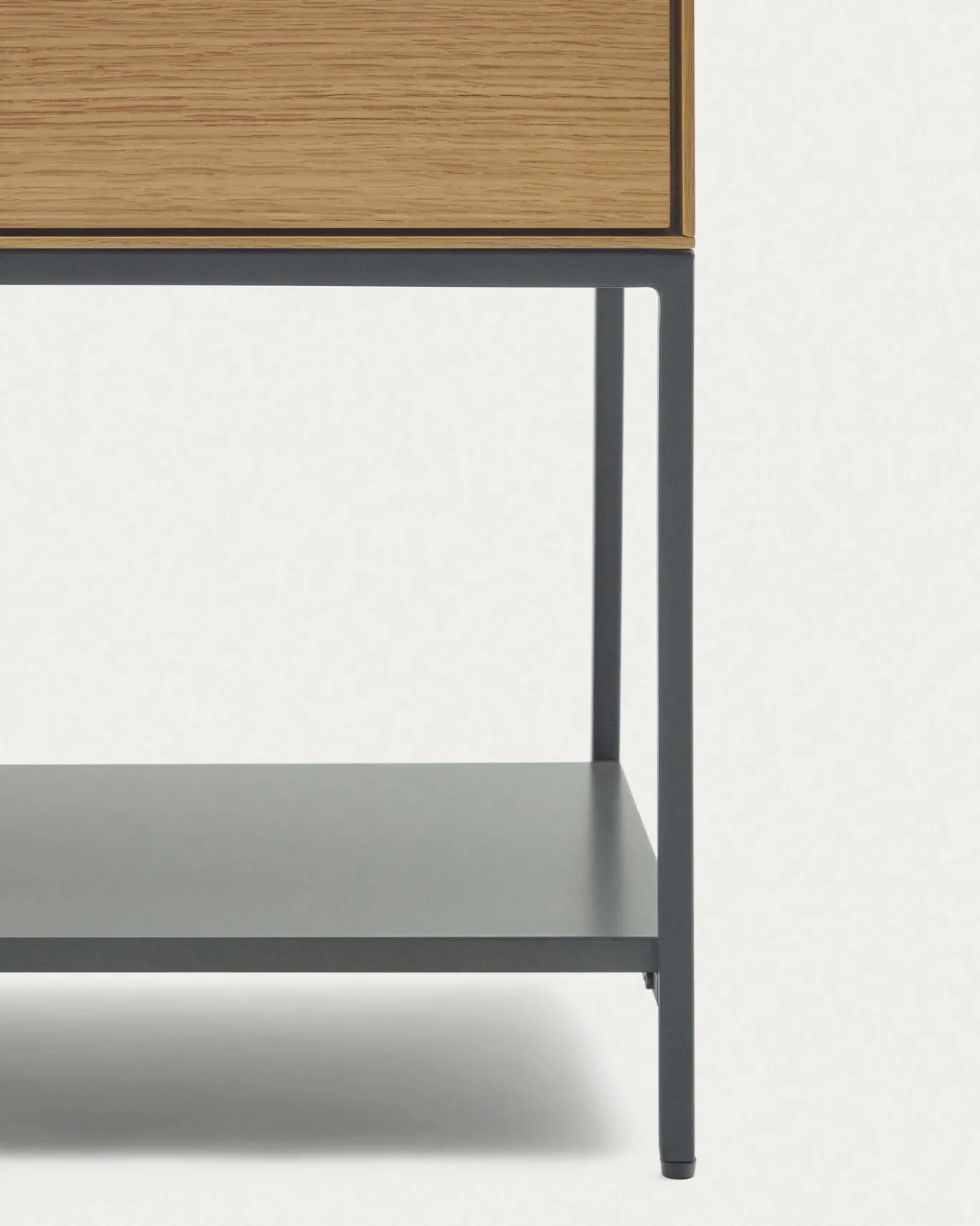 Kave Home Dressoir Vedrana 3-deurs Naturel Eikenfineer 195x80cm