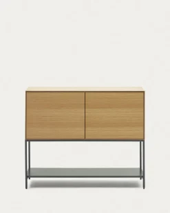 Kave Home Dressoir Vedrana 2-deurs Eikenfineer 97,5x80cm