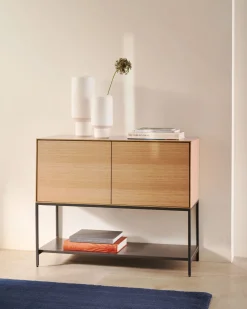 Kave Home Dressoir Vedrana 2-deurs Eikenfineer 97,5x80cm