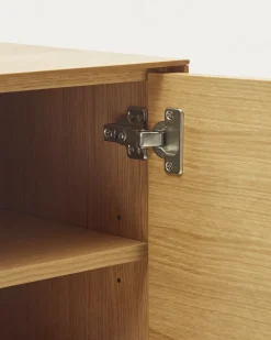 Kave Home Dressoir Vedrana 2-deurs Eikenfineer 97,5x80cm