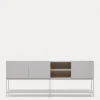 Kave Home Dressoir Vedrana 3 Deuren Witgelakt MDF 195x80cm