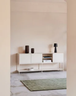 Kave Home Dressoir Vedrana 3 Deuren Witgelakt MDF 195x80cm