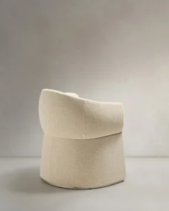 Kave Home Eetkamerstoel Bosca Beige Chenille
