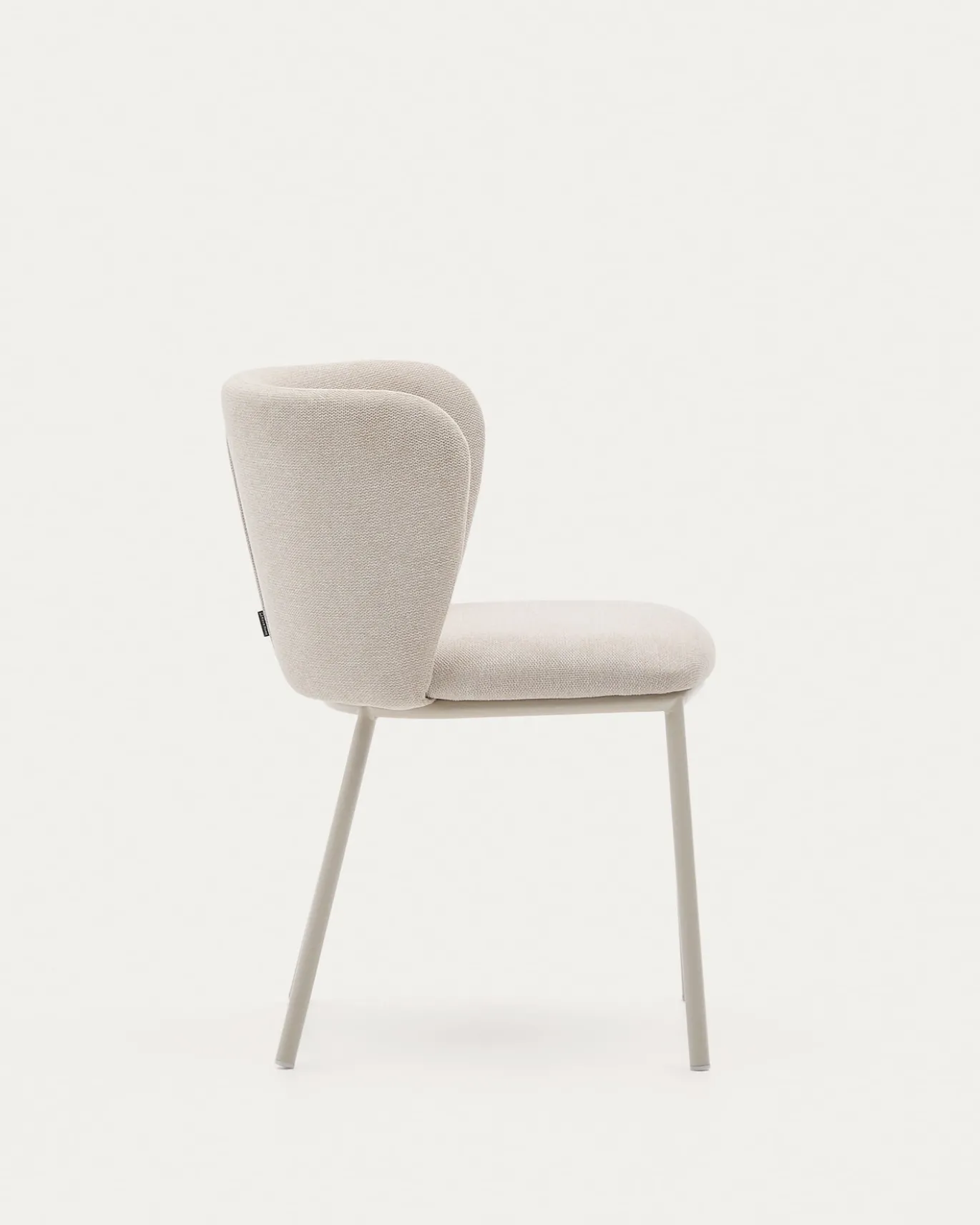 Kave Home Eetkamerstoel Ciselia Beige Chenille