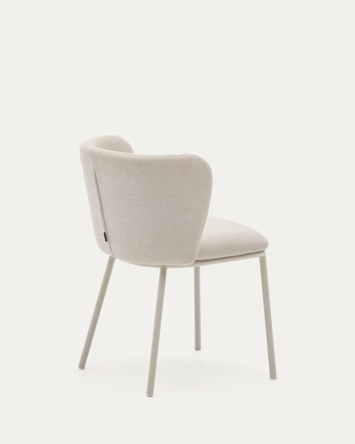 Kave Home Eetkamerstoel Ciselia Beige Chenille