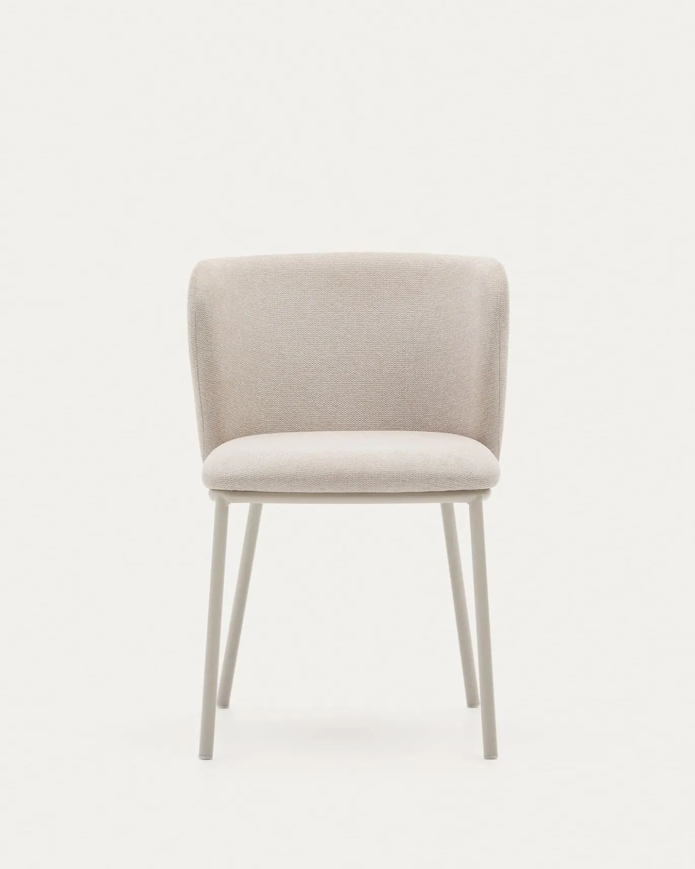 Kave Home Eetkamerstoel Ciselia Beige Chenille