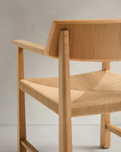 Kave Home Eetkamerstoel Idun Eikenhout Naturel