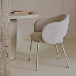 Kave Home Eetkamerstoel Maina Beige