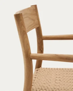Kave Home Eetkamerstoel Yalia Eikenhout Naturel