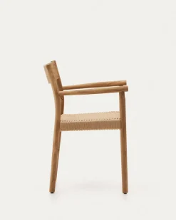 Kave Home Eetkamerstoel Yalia Eikenhout Naturel