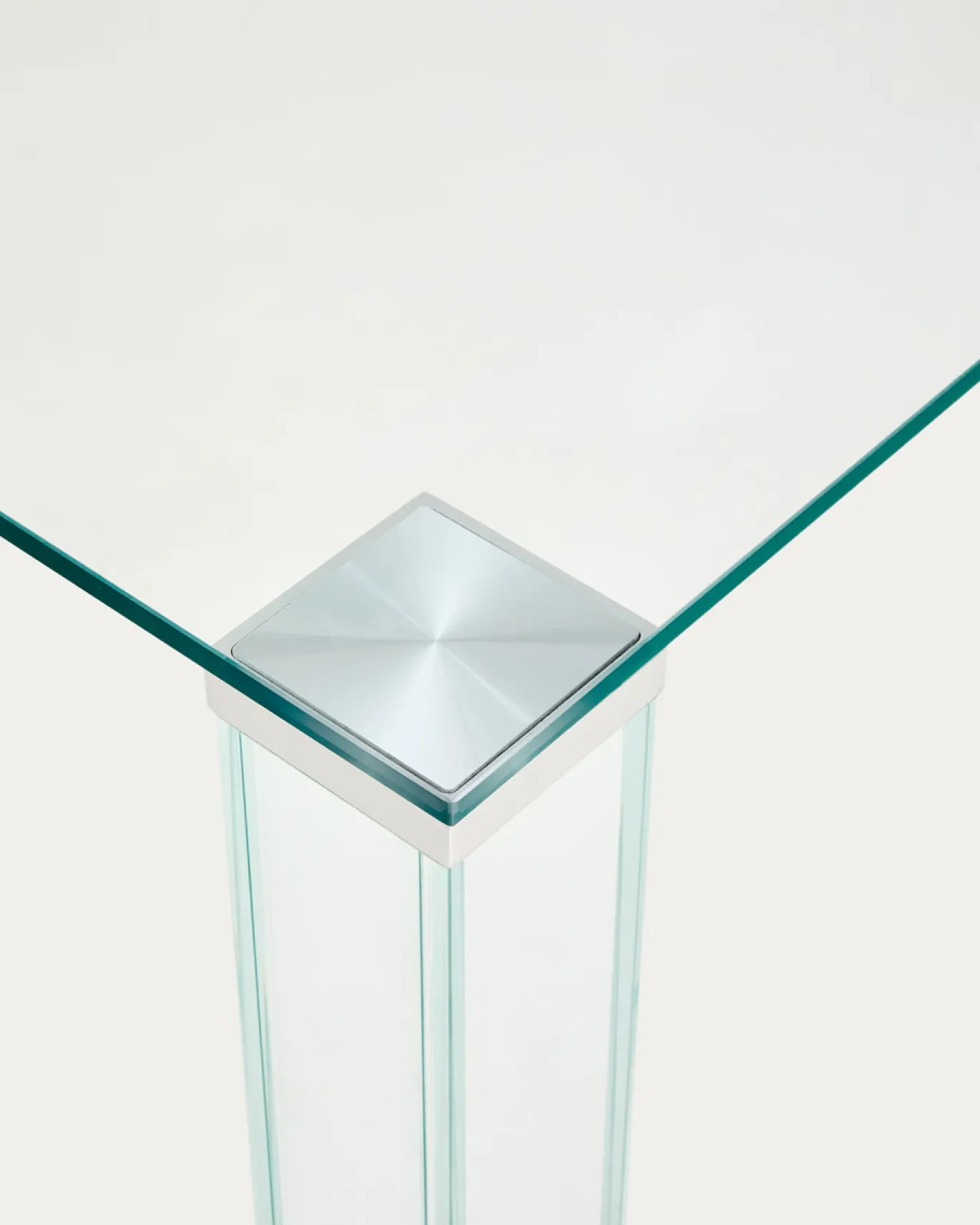 Kave Home Eettafel Adularia Glas Transparant 200cm