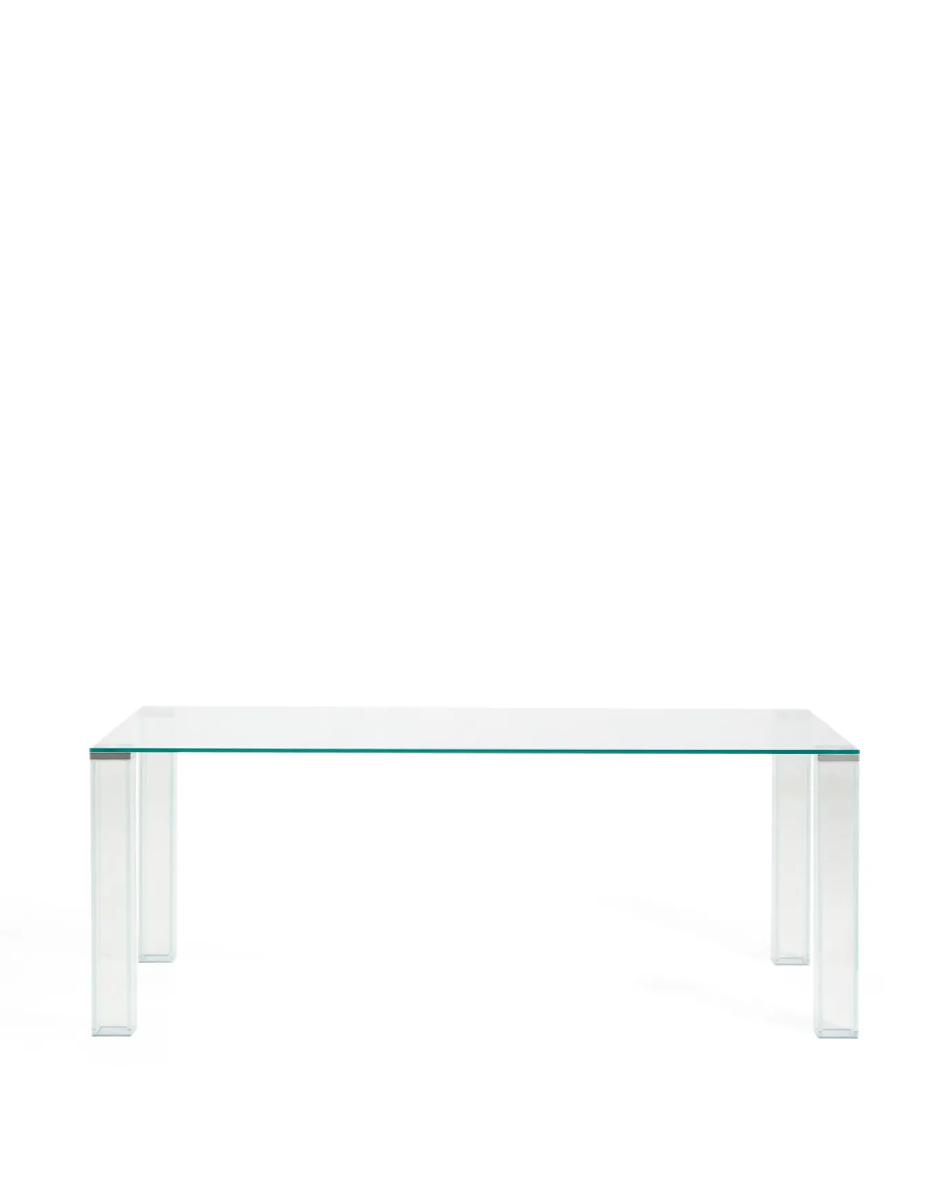 Kave Home Eettafel Adularia Glas Transparant 200cm