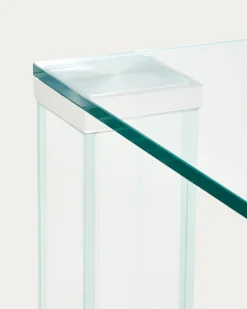 Kave Home Eettafel Adularia Glas Transparant 200cm