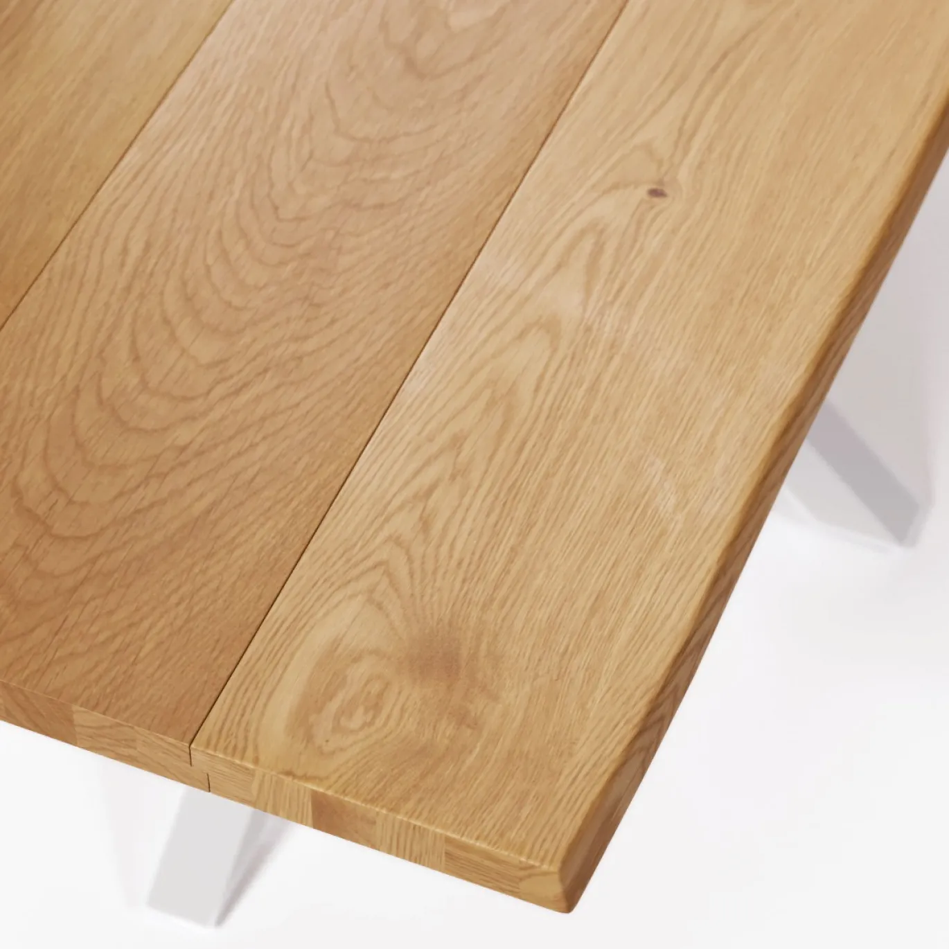 Kave Home Eettafel Argo Eikenfineer Naturel/Wit 160cm