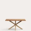 Kave Home Eettafel Argo Naturel Eikenhout Houtlook 160cm
