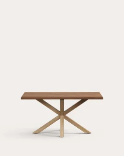 Kave Home Eettafel Argo Verouderd Eiken Houtlook 160cm