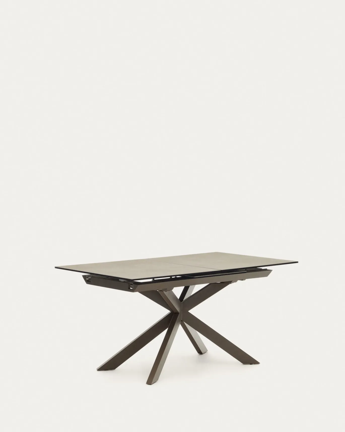 Kave Home Eettafel Atminda Uitschuifbaar Bruin 160-210cm