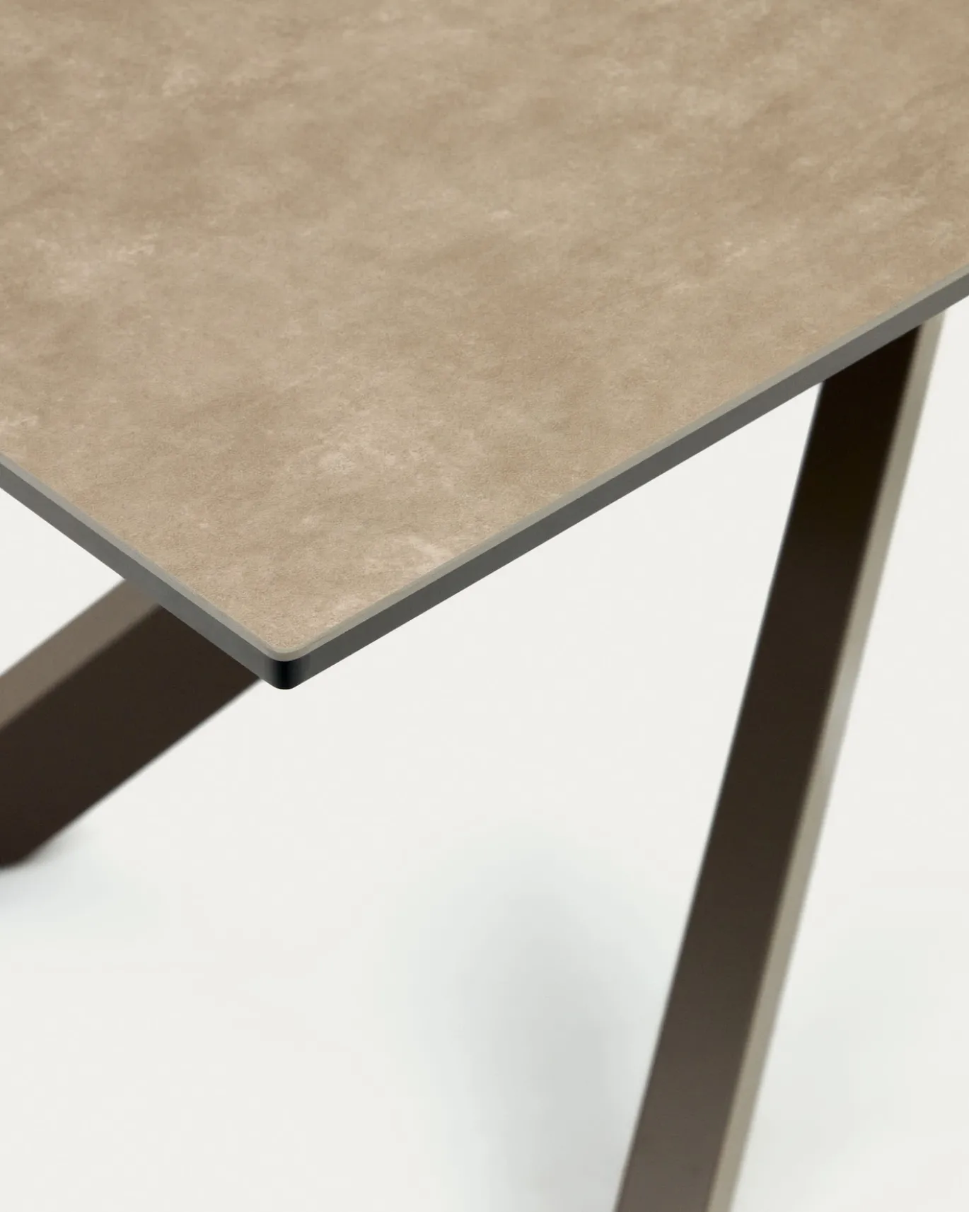 Kave Home Eettafel Atminda Uitschuifbaar Bruin 160-210cm