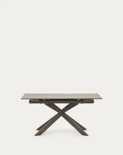 Kave Home Eettafel Atminda Uitschuifbaar Bruin 160-210cm