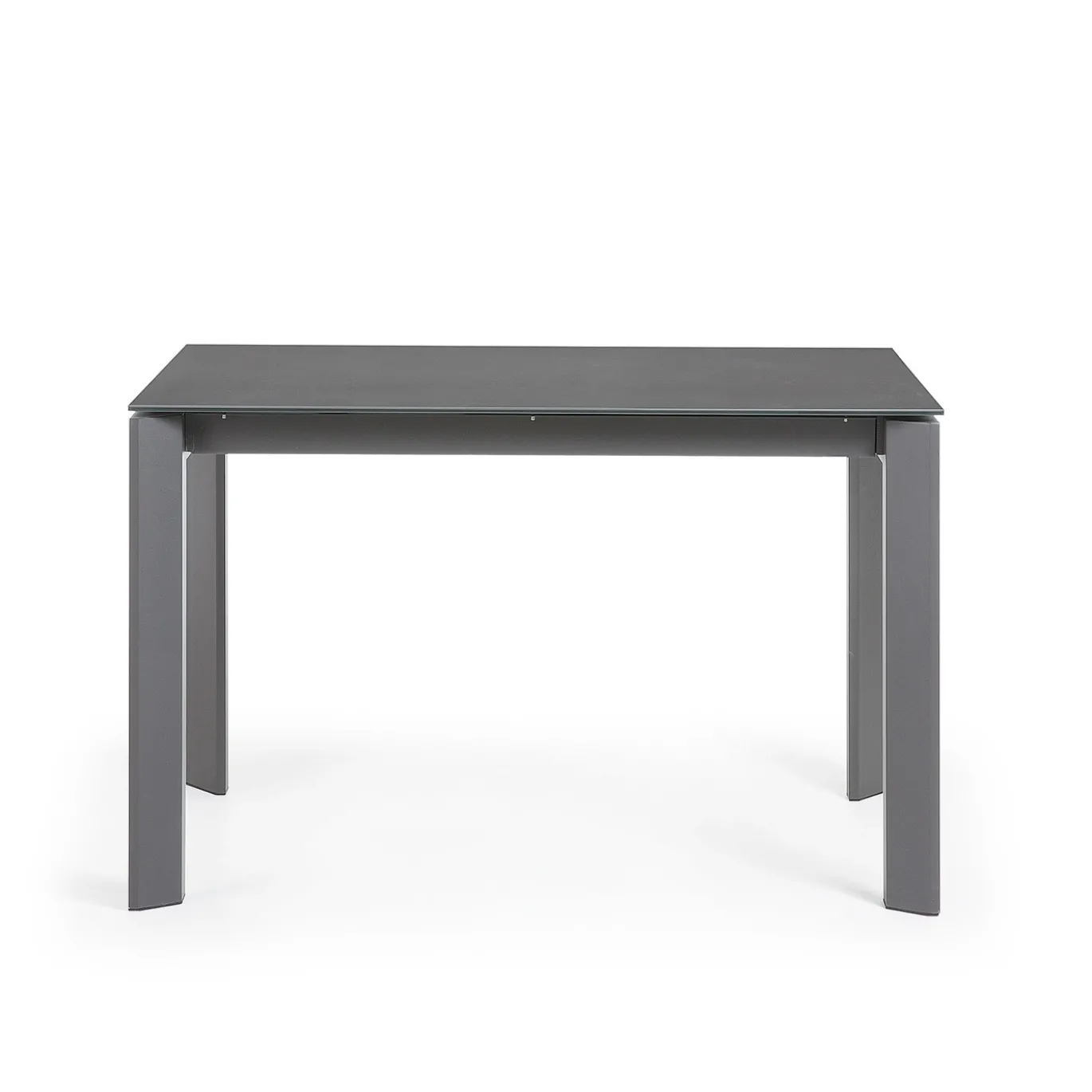 Kave Home Eettafel Axis Uitschuifbaar Antraciet/Donkergrijs 120-180cm