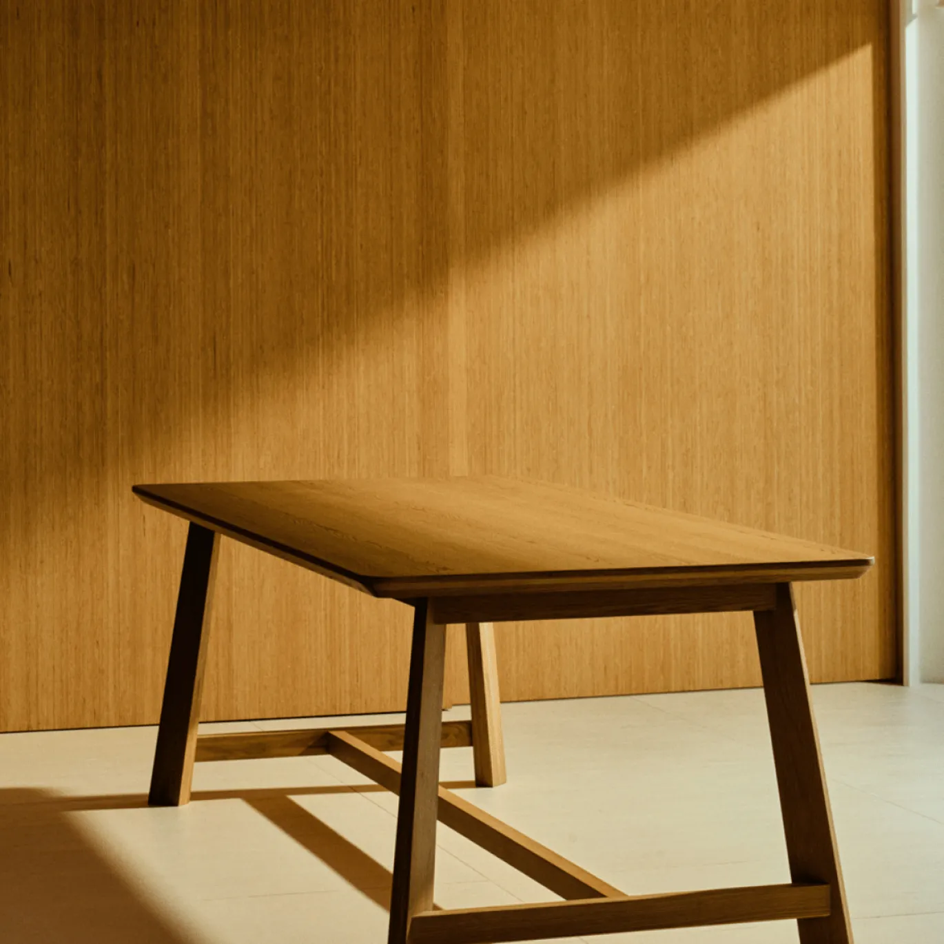 Kave Home Eettafel Idun Eiken Naturel 220cm