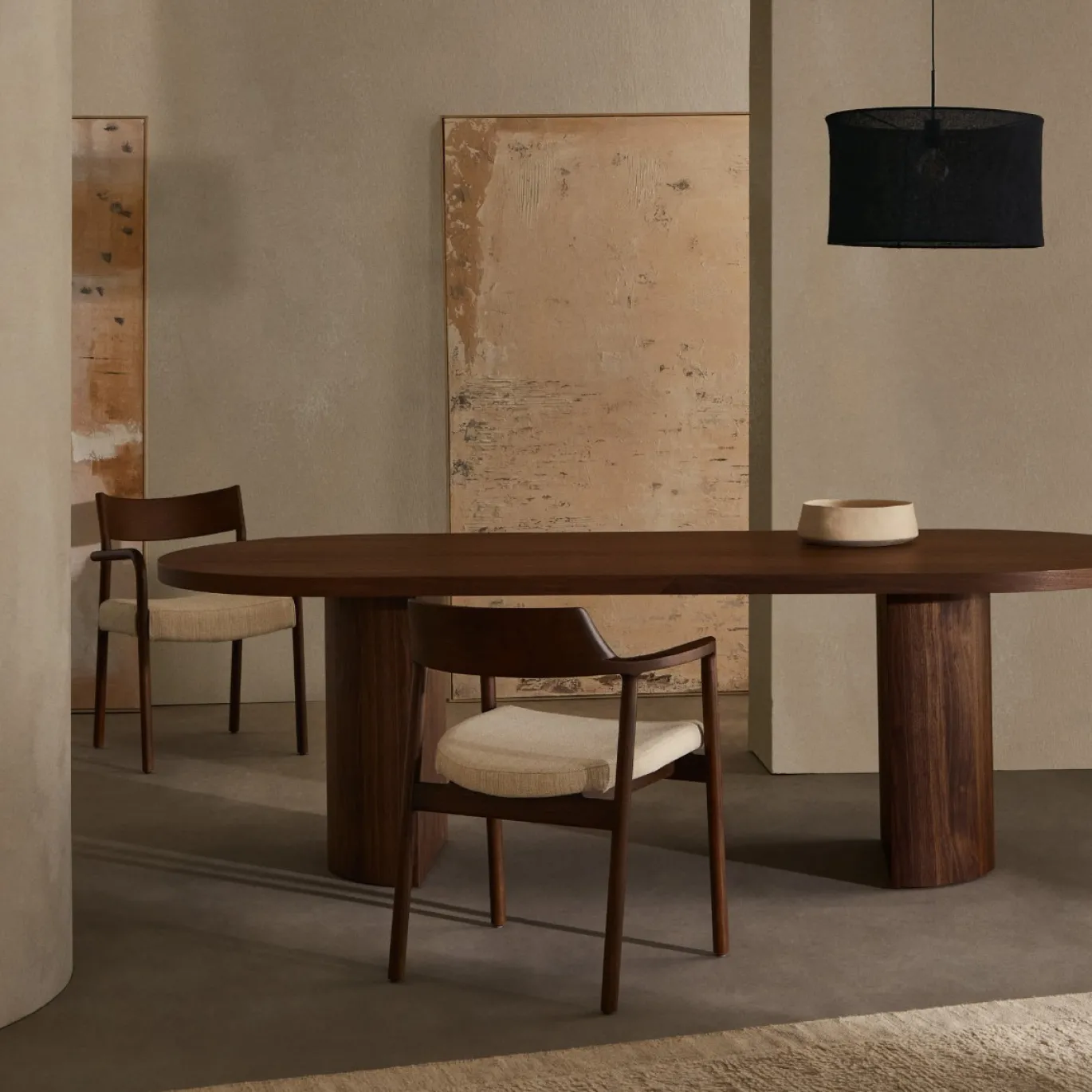 Kave Home Eettafel Nealy Walnootfineer 240x100cm