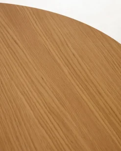 Kave Home Eettafel Oqui Rond Uitschuifbaar Naturel 120-200cm