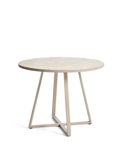 Kave Home Eettafel Tella Rond Staal Tegels Beige Ø120cm