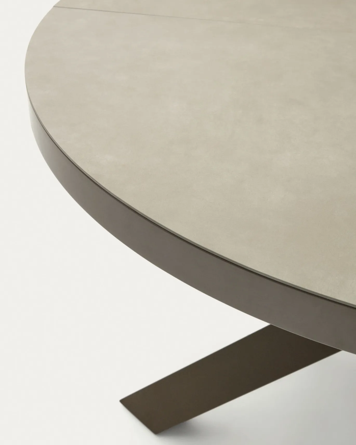 Kave Home Eettafel Vashti Uitschuifbaar Bruin 120-160cm