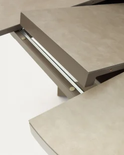 Kave Home Eettafel Vashti Uitschuifbaar Bruin 120-160cm