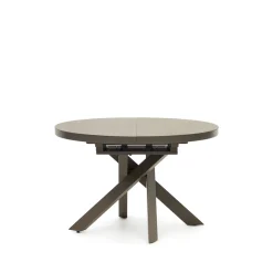Kave Home Eettafel Vashti Uitschuifbaar Bruin 120-160cm