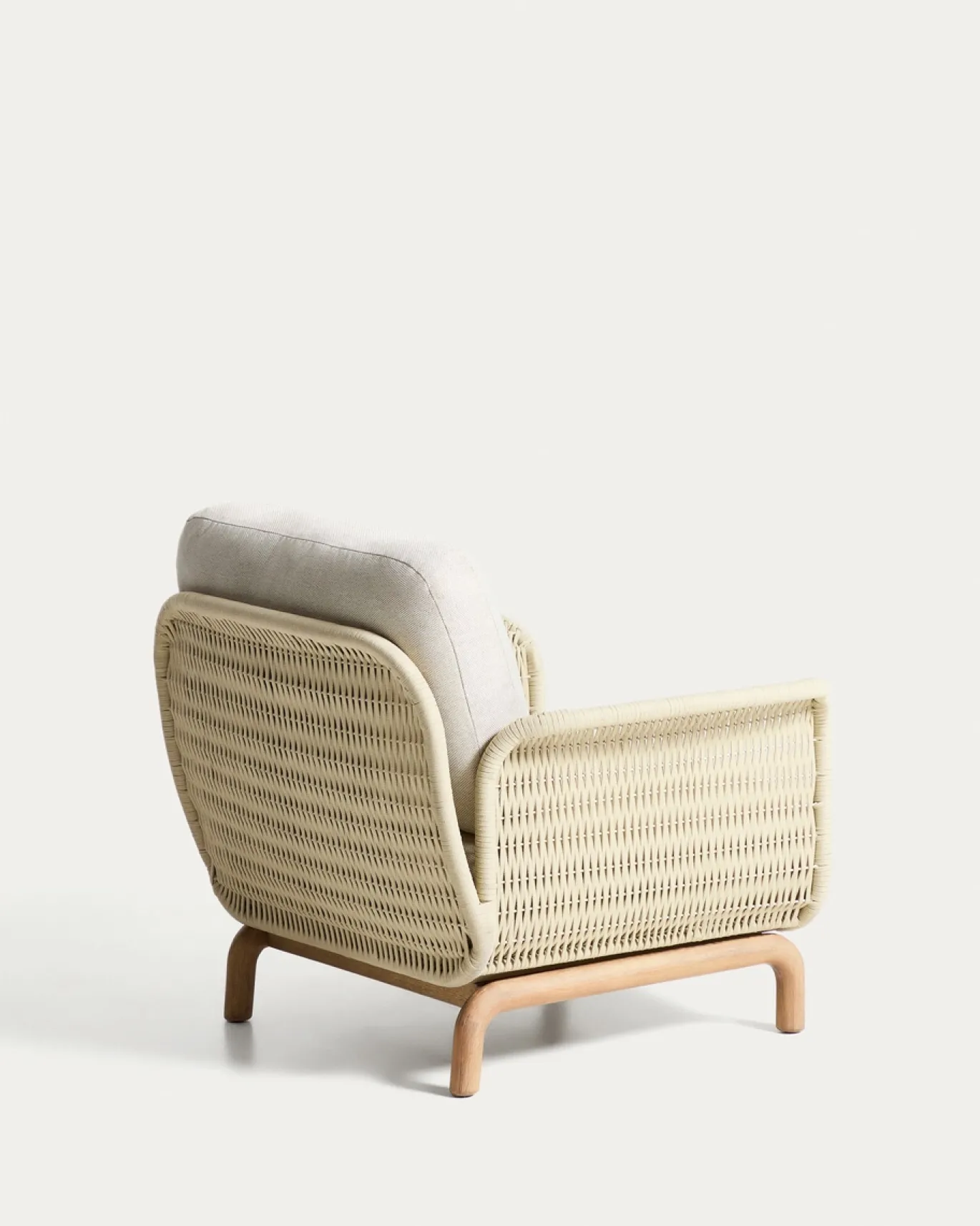 Kave Home Fauteuil Alipa Acaciahout Beige