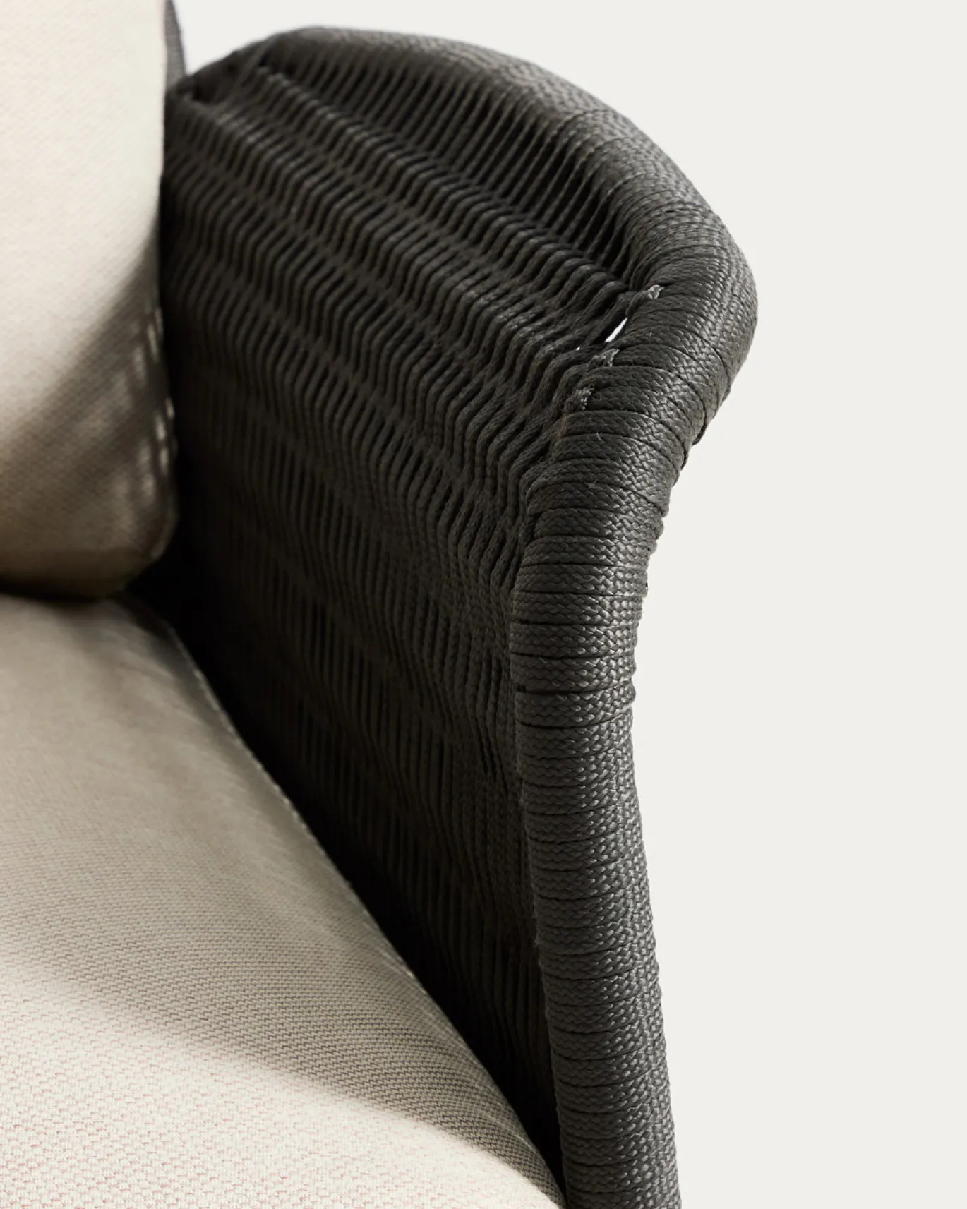 Kave Home Fauteuil Alipa Acaciahout Donkergroen