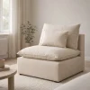 Kave Home Fauteuil Anarela Linnen Beige 110cm