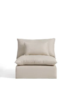 Kave Home Fauteuil Anarela Linnen Beige 110cm