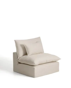Kave Home Fauteuil Anarela Linnen Beige 110cm